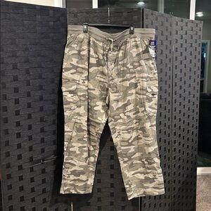 Woman Within Camouflage Pants